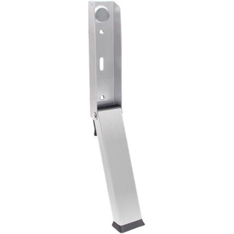 BUNTHAUS (Argenté)Pied de porte carré pliable en acier inoxydable conçu pour la sécurité et la facilité d'utilisation (1/5)