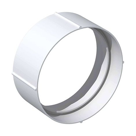 Manchon pour Conduits circulaires rigides Ø100mm - MCC 100 - 833653 S&P UNELVENT - 833653 (1/2)