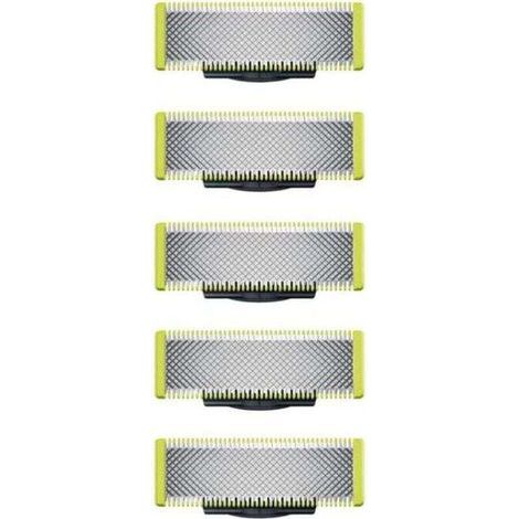 Ersatzklingen aus hochfestem Edelstahl für OneBlade-Rasierer und -Trimmer – 5er-Pack, ideal zum Schneiden, Stylen und Rasieren (1/4)