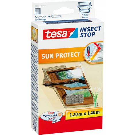 Zanzariera per finestra da tetto tesa rete di protezione solare 1,2 mx 1,4 nero (1/5)