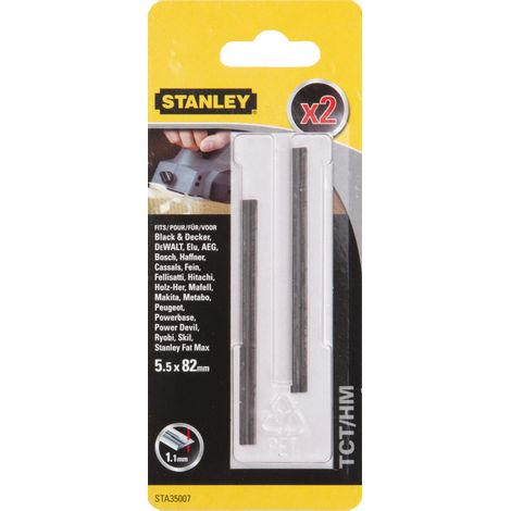 Lames réversibles TCT. Largeur : 82 mm. STANLEY STA35007-XJ