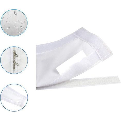 400CM Tissu De Calfeutrage pour Fenêtres pour Climatiseur Mobile et Sèche-Linge - Installation Facile (1/4)