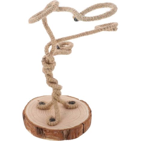 Support pour plantes aériennes, étagère fonctionnelle en métal et bois pour un usage quotidien. (1/5)