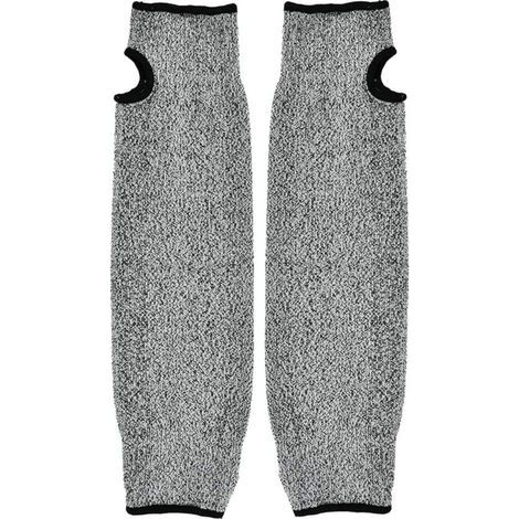 Manchon de protection pour bras, manchon pour bras de sécurité, Gants de travail à manches longues anti abrasion résistant aux coupures HPPE pour jardin, cuisine et travaux agricoles (35cm) (1/4)