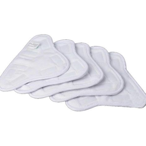 Lot de 5 pièces adapté pour vapeur lingette de lavage, lavable, réutilisable serpillière (1/5)