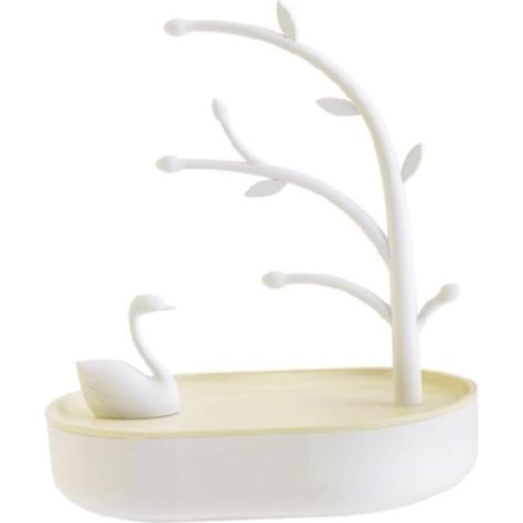 Présentoir rose pour boucles d'oreilles, 2 pièces, support de rangement pour bijoux (jaune) (1/4)