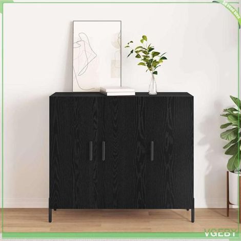ABI Buffet Chêne noir 90 x 34 x 80 cm Bois d'ingénierie 7291712306488 (1/5)