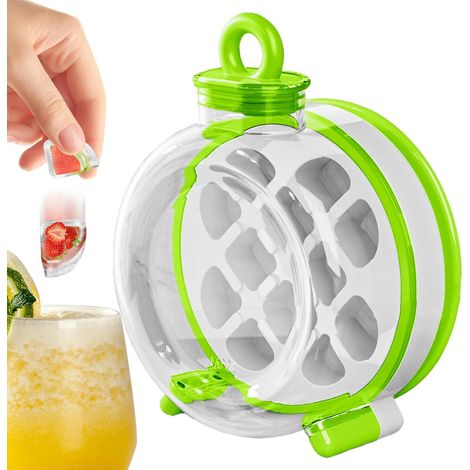 Recipiente para helado 2 en 1: botella + molde antiadherente, fácil de desmoldar. (1/4)