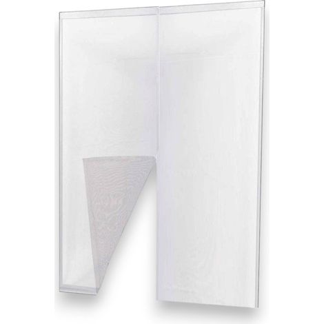 Zanzariera adesiva per finestre bianca in poliestere - 150x180 cm