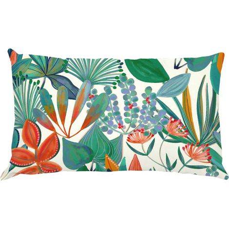 Cuscino in stoffa Mandali multicolore 30x50cm - Stoffa
