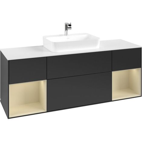 Villeroy & Boch F451HJPD Meuble sous-lavabo Finion F45 (1/3)