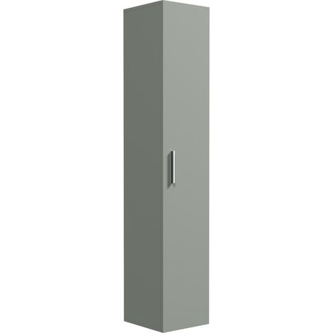 Badplaats Colonna Bagno Pluto 30 x 30 x 150 cm - Verde Opaco - Colonna Sospesa Alta con 1 Anta (1/2)