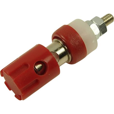 Cliff CL681560 Laborbuchse Buchse, Einbau vertikal Stift-Ø: 4 mm Rot 1 St.