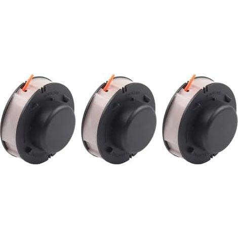 Bobine et ligne de tonte 3 pièces 1,6 mm x 5 m pour modèles FSA56, FSE41, FSE52, PP500 – Compatible avec STIHL FSA 56 FSE 41 52, bobine remplacement robuste en plastique désherbeur -