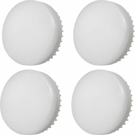 AMXCNOY Dimmbare LED-Wandleuchte GX53 7W 85-265V, 4 Stück, Kaltweiß 6000K, Aluminium-Druckguss (1/4)