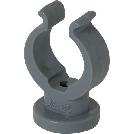 Nicoll – Collier de fixation murale Ø16 mm en polypropylène – Amortissement des bruits – Espacement 0.75 m horizontal – Fixation avec vis