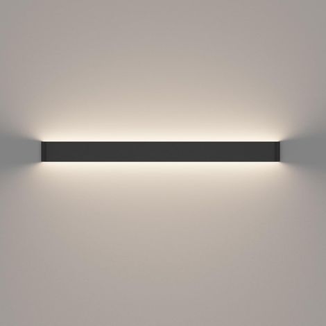1 Applique murale LED, Aluminium, 113CM, Blanc chaud 3000K, Intérieur Salon Chambre (1/4)