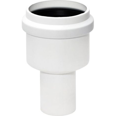 Weiße Abwasserrohrverkleinerung 50/32 mm (1/2)