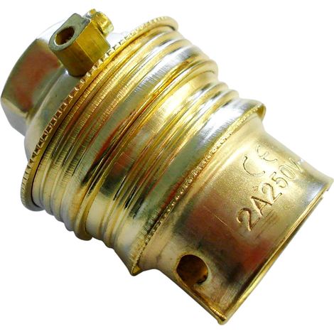 Douille laiton B22 double bague