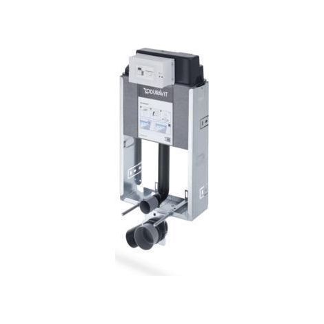 Élément WC DU pour WC suspendu, aplati, 440x913mm, pour maçonnerie intérieure et extérieure, galvanisé fendu.