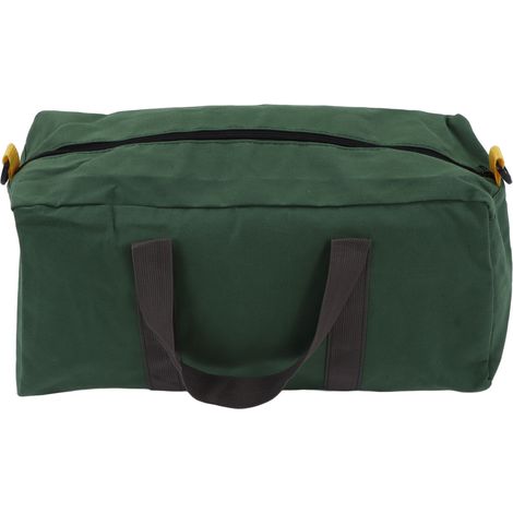 Sac à outils à main imperméable, robuste, grande capacité, à large ouverture, en toile, portable, pour menuisier et électricien, 45,7 cm (18 pouces). (1/5)
