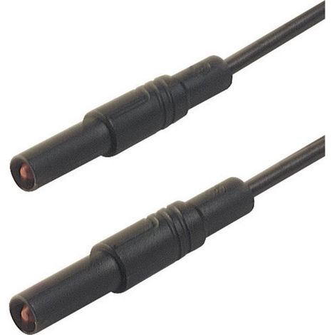 SKS Hirschmann MLS SIL GG 200/1 cordón de medida negro 2m