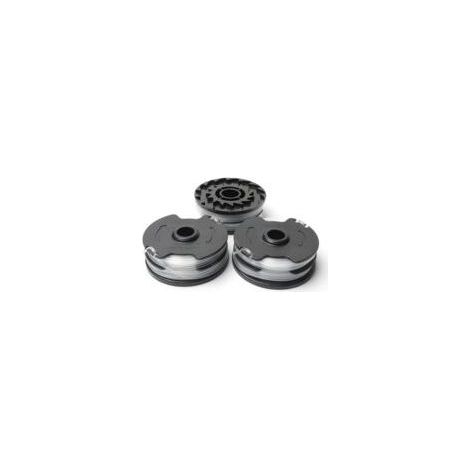 4 Bobines de Fil de Nylon de Rechange 1,6 mm – 2 x 4 m pour Taille-Haies et Coupe-Bordures Modèles Parkside PRTA 20-Li, PRT 550, PRT 300 (1/4)