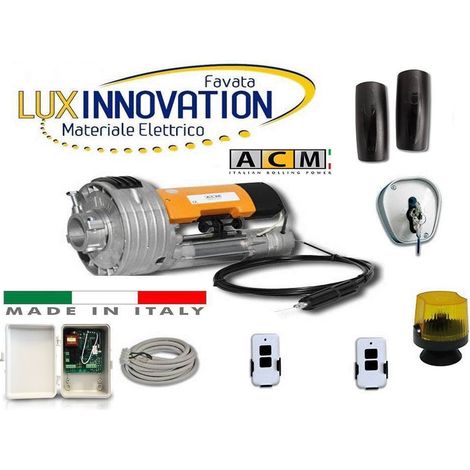 Kit Automazione motore per serrande con centralina fotocellule telecomandi ACM kit plus