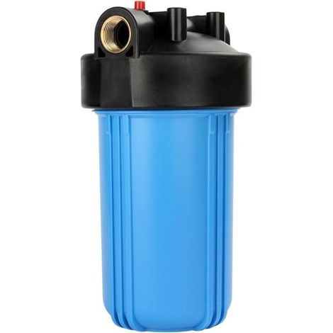 10-Zoll-Wasserfiltergehäuse, blau, mit Filterkartuschen (1) - LIAIKI
