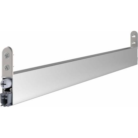 Plinthe porte acoustique thermique rainurée 1130mm – En aluminium pour étanchéité optimale – Recoupable pour portes jusqu'à 103cm – Athmer