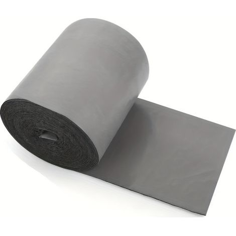 Eine Rolle graues Dachklebeband (20 cm x 5 m) kann als Dichtungsband, Reparaturklebeband oder Asphaltklebeband verwendet werden. (1/5)