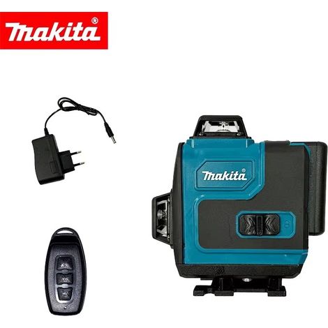 Livella Laser 4D 16 Linee Verde 360° Autolivellante - Compatibile con Batterie Makita