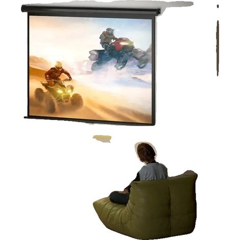Projektionsleinwand, 4:3 Seitenverhältnis, tragbares Design, 72 Zoll (1/5)