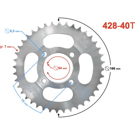 Pignone posteriore Moretti 40/428 (1/2)
