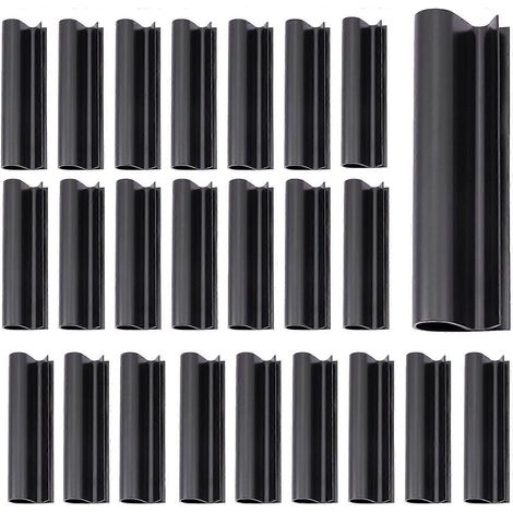 Clips de fixation pour couverture de piscine, lot de 24 pinces de 12 cm, clips de fixation résistants au vent pour couverture de piscine hors sol (hiver). (1/5)