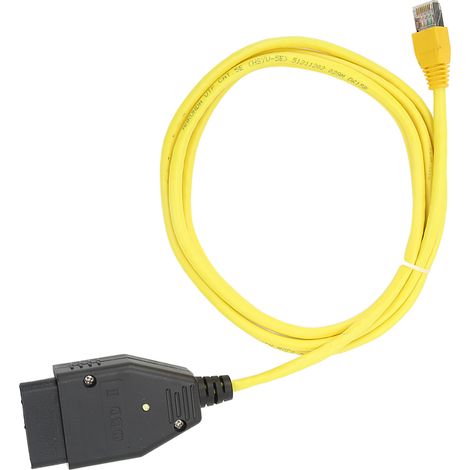 Câble d'interface Ethernet vers OBD2 pour modules de ligne de données ESYS ENET, outil de diagnostic et de programmation dissimulé pour les séries 1, 3, 5 et 7 F. (1/5)