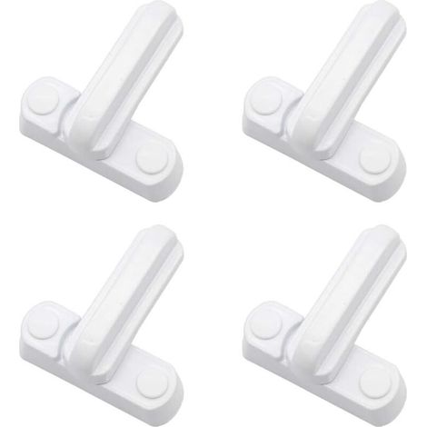 Fensterverriegelung – Aluminium – Für Dreh-Kipp-Fenster und Innen-/Außentüren – 4er-Pack (1/5)