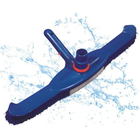 Tête d'aspiration de piscine de luxe, brosse de piscine de 50,8 cm de large avec bords incurvés, manchon de tuyau pivotant à 360 degrés et bouton de verrouillage EZClip pour piscines (1/5)