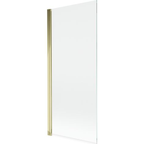 Mexen Mist mampara de ducha de 1 hoja 80 x 150 cm, transparente, dorado - 8A9-080-001-50-00 (1/4)