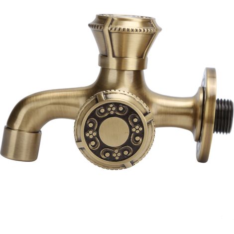 Robinet Machine à Laver Murale Eau Chaude et Froide avec Raccord G1/2 pour Salle de Bain (1/5)