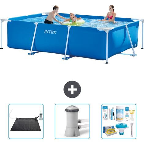 Intex Piscine Tubulaire Rectangulaire - 300x200x75 cm - 4-pièces  S22353