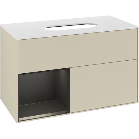Villeroy & Boch F651PDHJ Armoire sous lavabo Finion F65 (1/3)