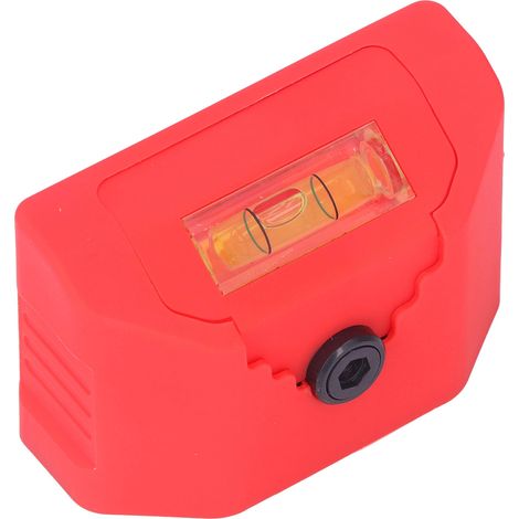 Laser de traçage croix verticale mini outil de niveau multifonction ABS pour déco meuble précision ±0.55 à 9m 5mW 625-670nm 2 piles LR44 (1/5)