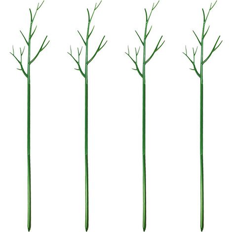 Tuteur Plante 4pcs Support Escalade Fourche Hauteur 100cm Piquet Jardinage Robuste pour Fleurs et Vignes Grimpantes (1/4)