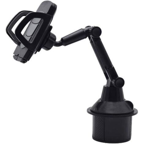 Porte-gobelet universel réglable à col de cygne pour voiture, compatible avec smartphones et téléphones portables, 26 cm (1/4)