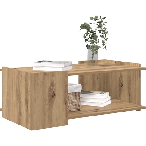 Maison Exclusive - Couchtisch Artisan-Eiche 90 x 50 x 33 cm Holzw (1/5)