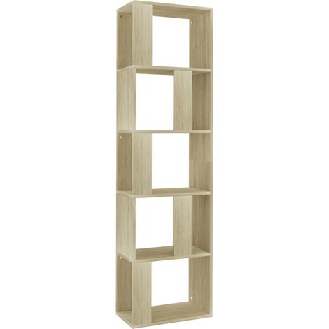 Maison Exclusive - Libreria/Divisorio Rovere Sonoma 45x24x159 cm Legno Multistrato