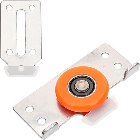Geräuschlose Schiebetürrolle aus Eisen und Nylon für Kleiderschranktüren mit Einfacher Installati... (1/5)