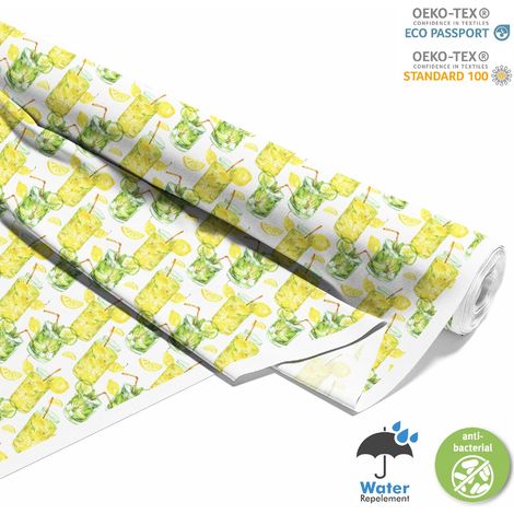 TESSUTI DECORATIVI PER ESTERNI OXFORD - Motivo Limonata Acquerello (1/5)