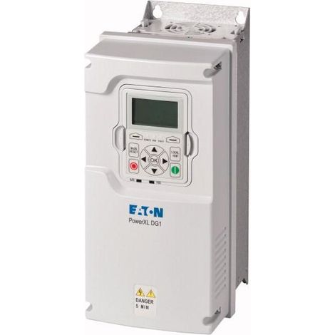 Convertisseur de fréquence triphasé 240 V 6 6 A filtres CEM transistor de freinage interne degr EATON DG1-326D6FB-C21C